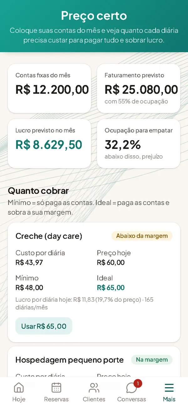 Saiba quanto cobrar para ter lucro